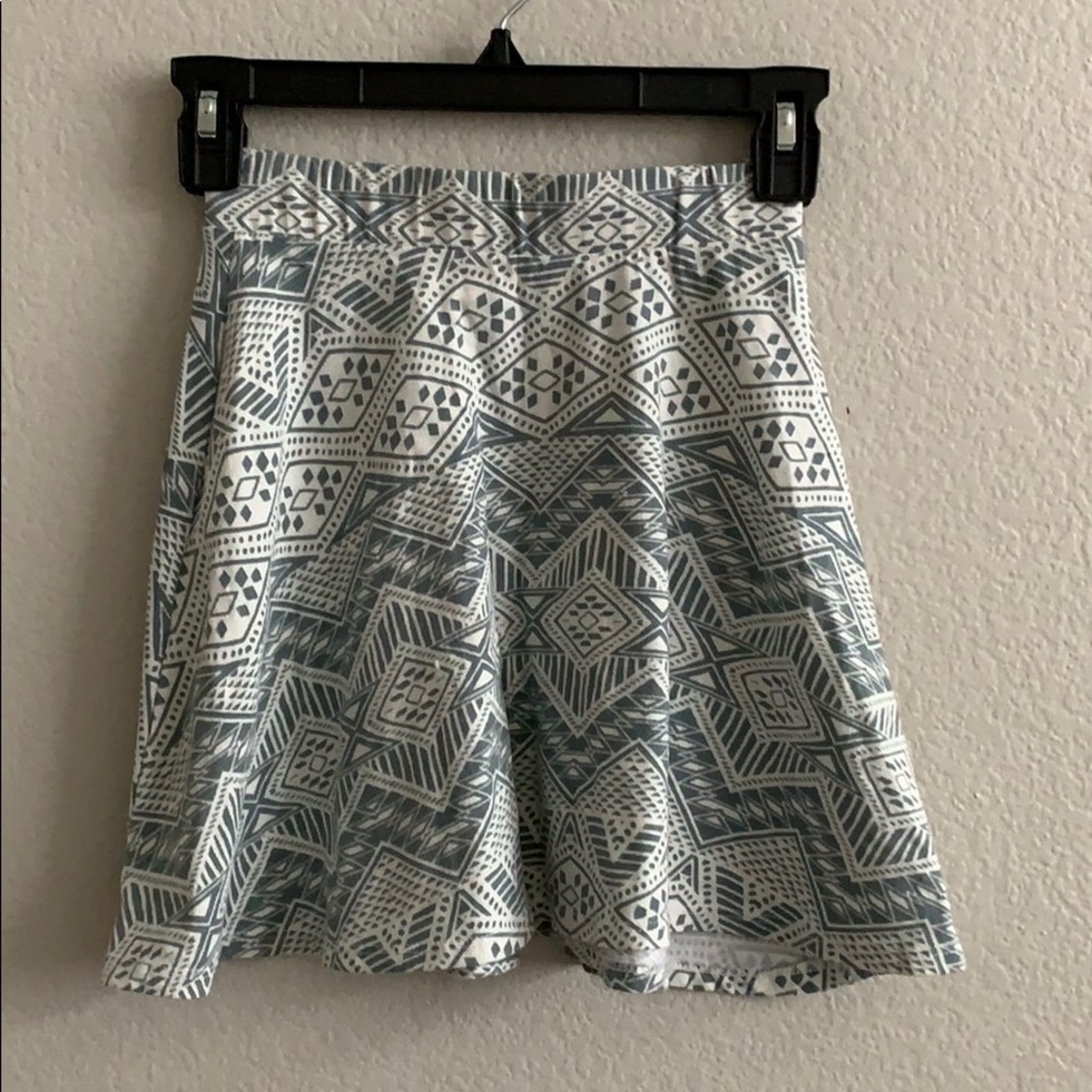Cotton mini skirt